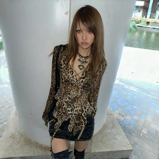 "Cheetah" top