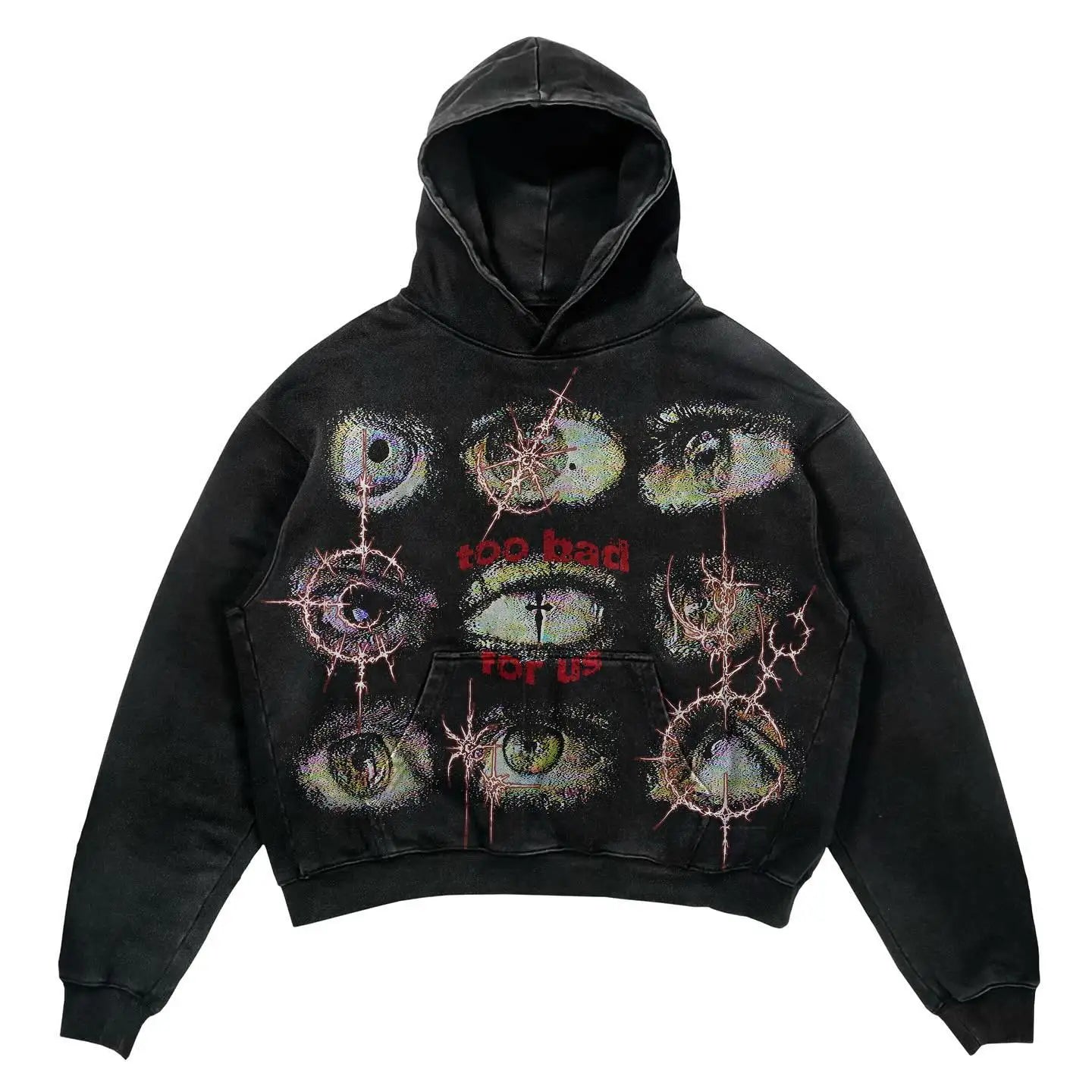 "Eyes" pullover hoodie